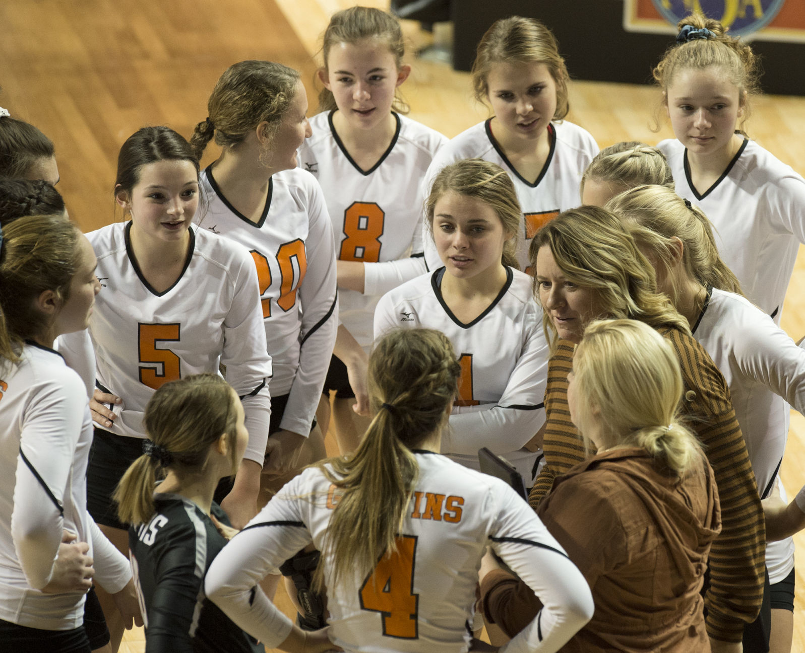 D-1 state volleyball, Diller-Odell vs. Hartington CC, 11.8